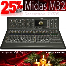 Oferta lunii Decembrie: Midas M-32, digital mixer